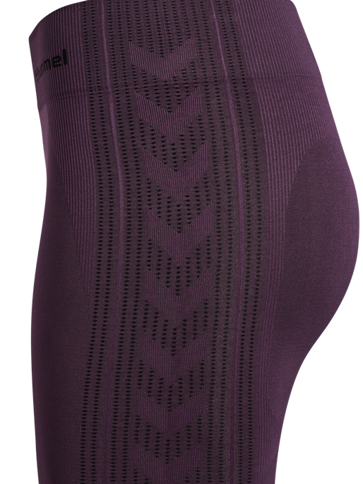 hmlMT SHAPING SEAMLESS MW TIGHTS, PLUM PERFECT hmlMT SHAPING SEAMLESS MW TIGHTS, PLUM PERFECT, packshot