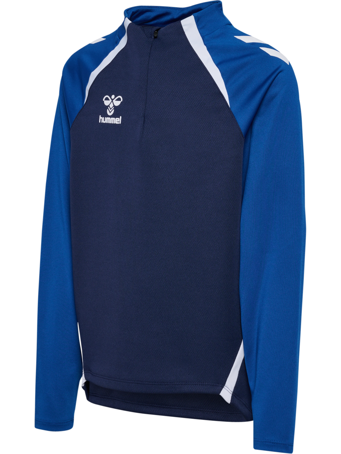 hmlLEAD 2.0 HALF ZIP KIDS, MARINE/TRUE BLUE, packshot
