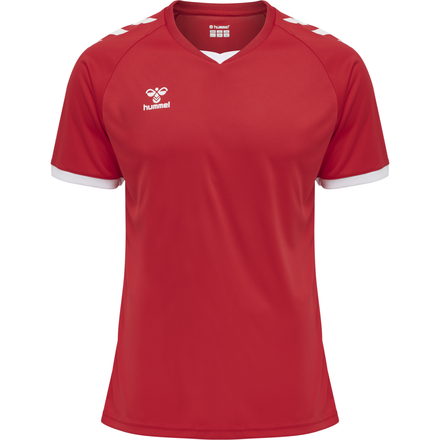 hmlCORE VOLLEY TEE, TRUE RED, packshot