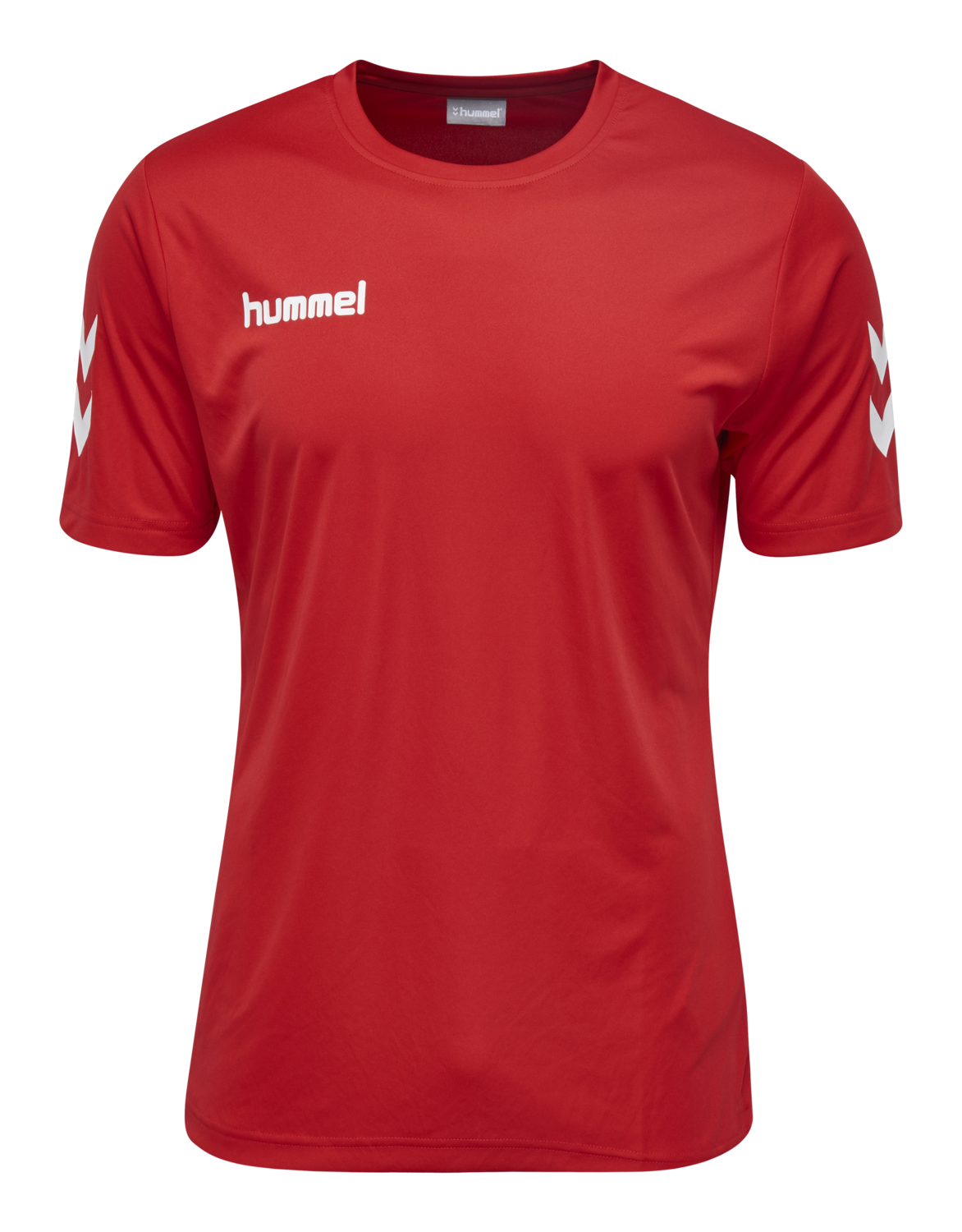 CORE POLYESTER TEE, TRUE RED, packshot