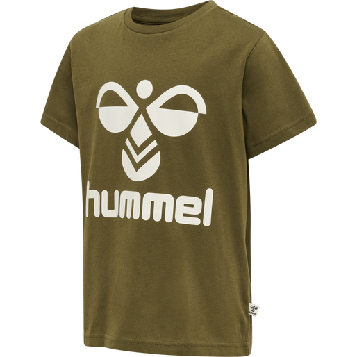hmlTRES T-SHIRT S/S, DARK OLIVE, packshot