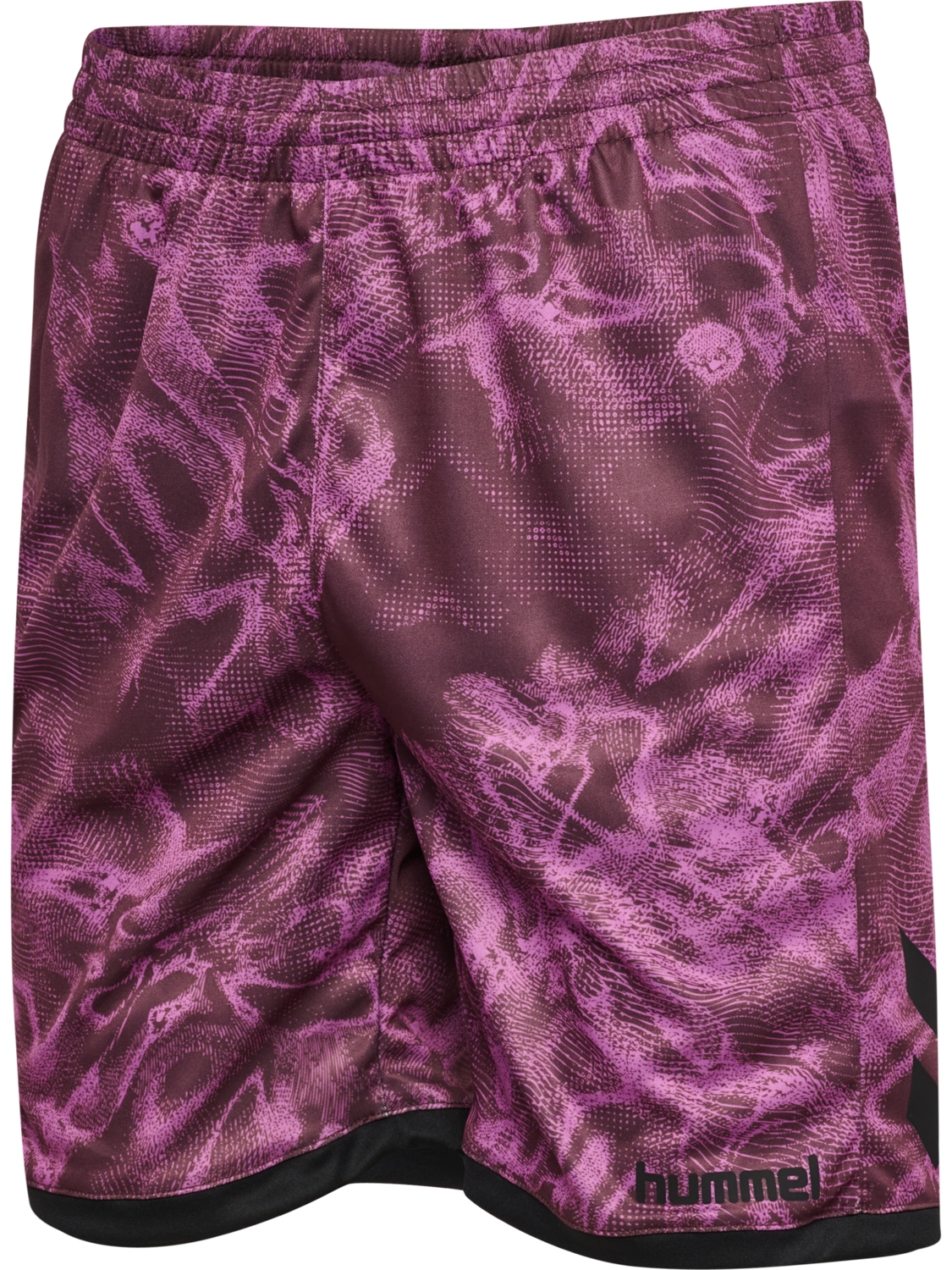 hmlBLAZE CLUB26 GRAPHIC SHORTS KIDS, LIATRIS/HUCKLEBERRY, packshot