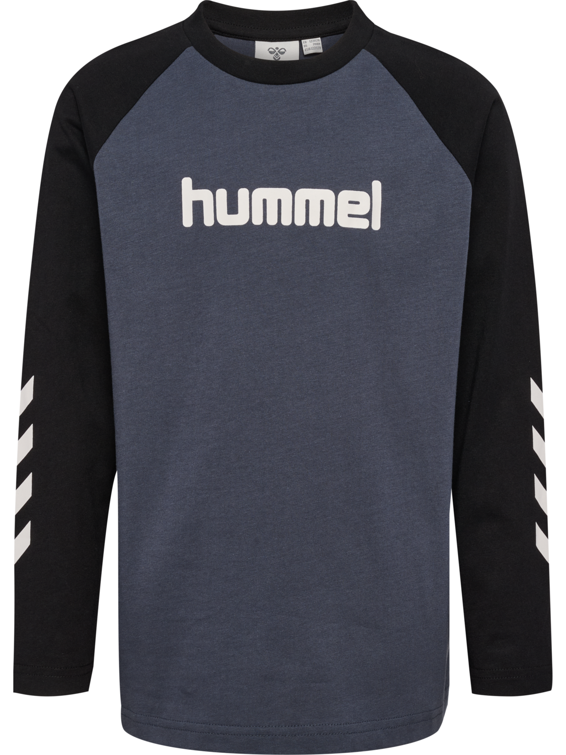 hmlJR LOGO T-SHIRT L/S, OMBRE BLUE, packshot