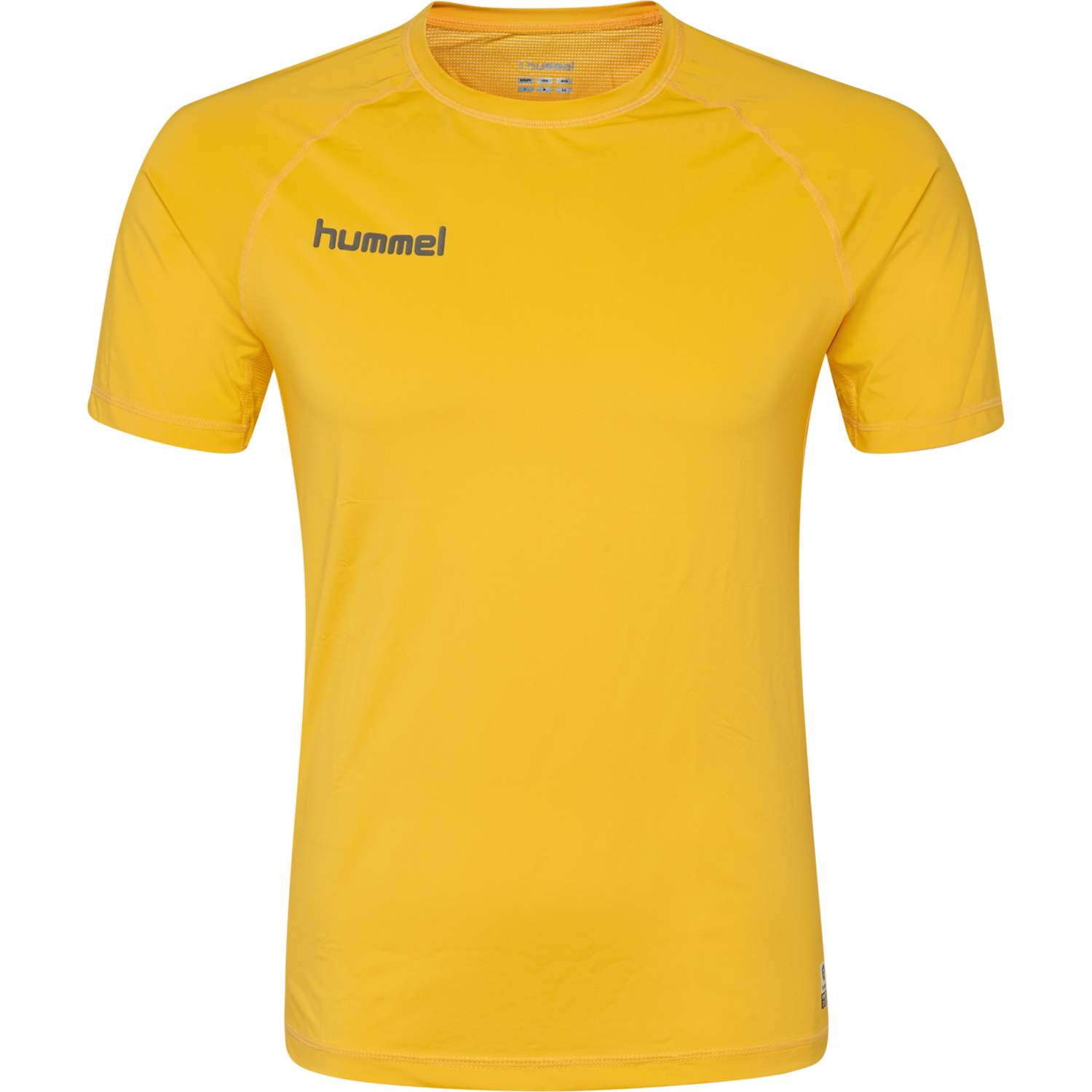 HML FIRST PERFORMANCE KIDS JERS S/S, SPORTS YELLOW, packshot