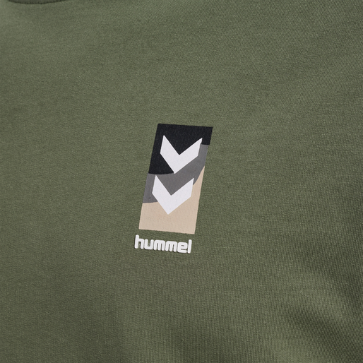 hmlLGC JEREMY SWEATSHIRT, FOUR LEAF CLOVER, packshot