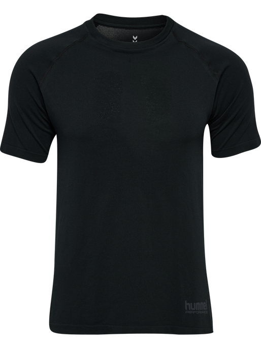 hmlHIIT SEAMLESS T-SHIRT S/S, BLACK, packshot