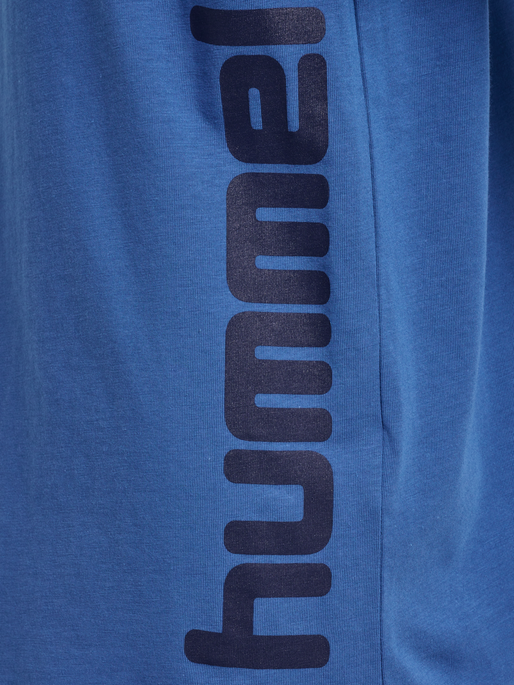 hmlPRINT T-SHIRT S/S, BRIGHT COBALT/BLACK IRIS, packshot