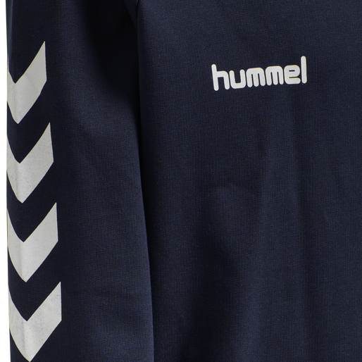 HMLGO KIDS COTTON HOODIE, MARINE, packshot
