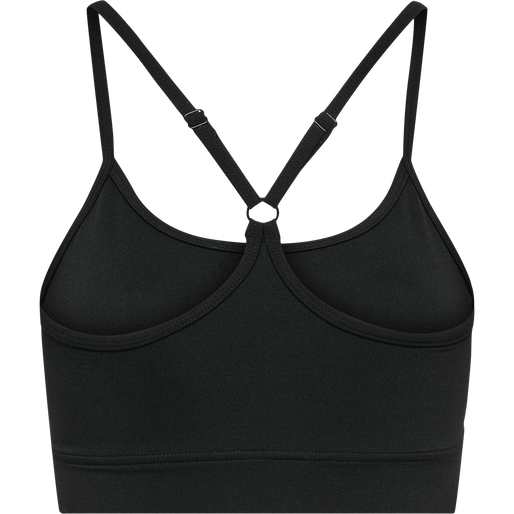 hmlMT CHIPO PADDED SPORTS BRA, BLACK, packshot