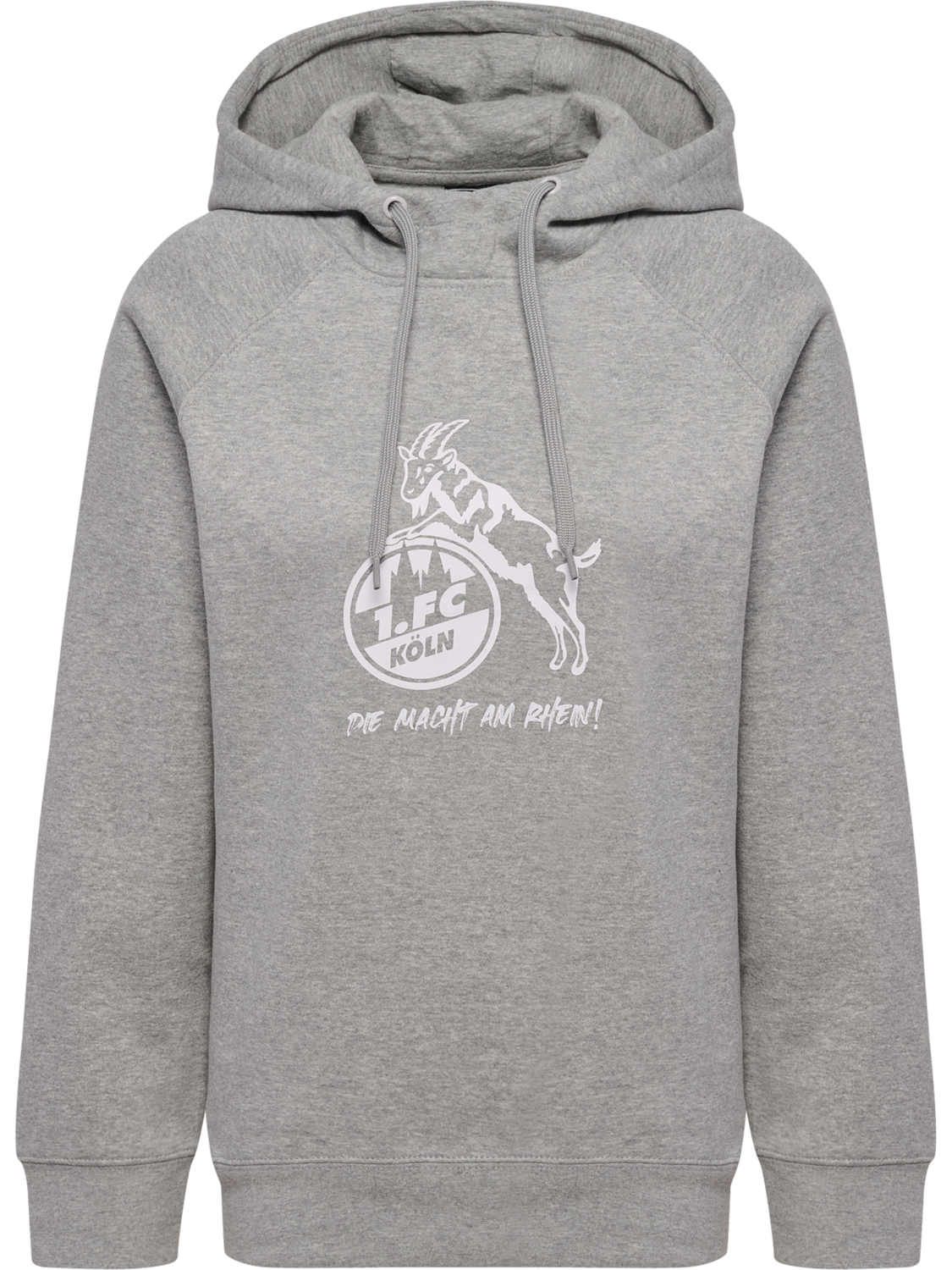 1FCK 23/24 FAN SWEAT HOODIE WOMAN, GREY MELANGE, packshot