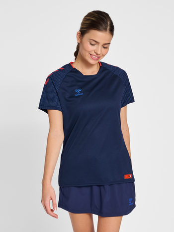 hmlPRO GRID TRAINING JERSEY S/S WO, MARITIME BLUE, model