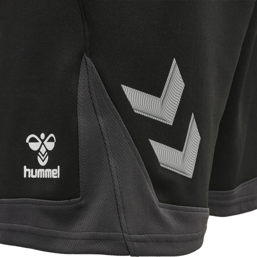 hmlLEAD POLY SHORTS, BLACK hmlLEAD POLY SHORTS, BLACK, packshot