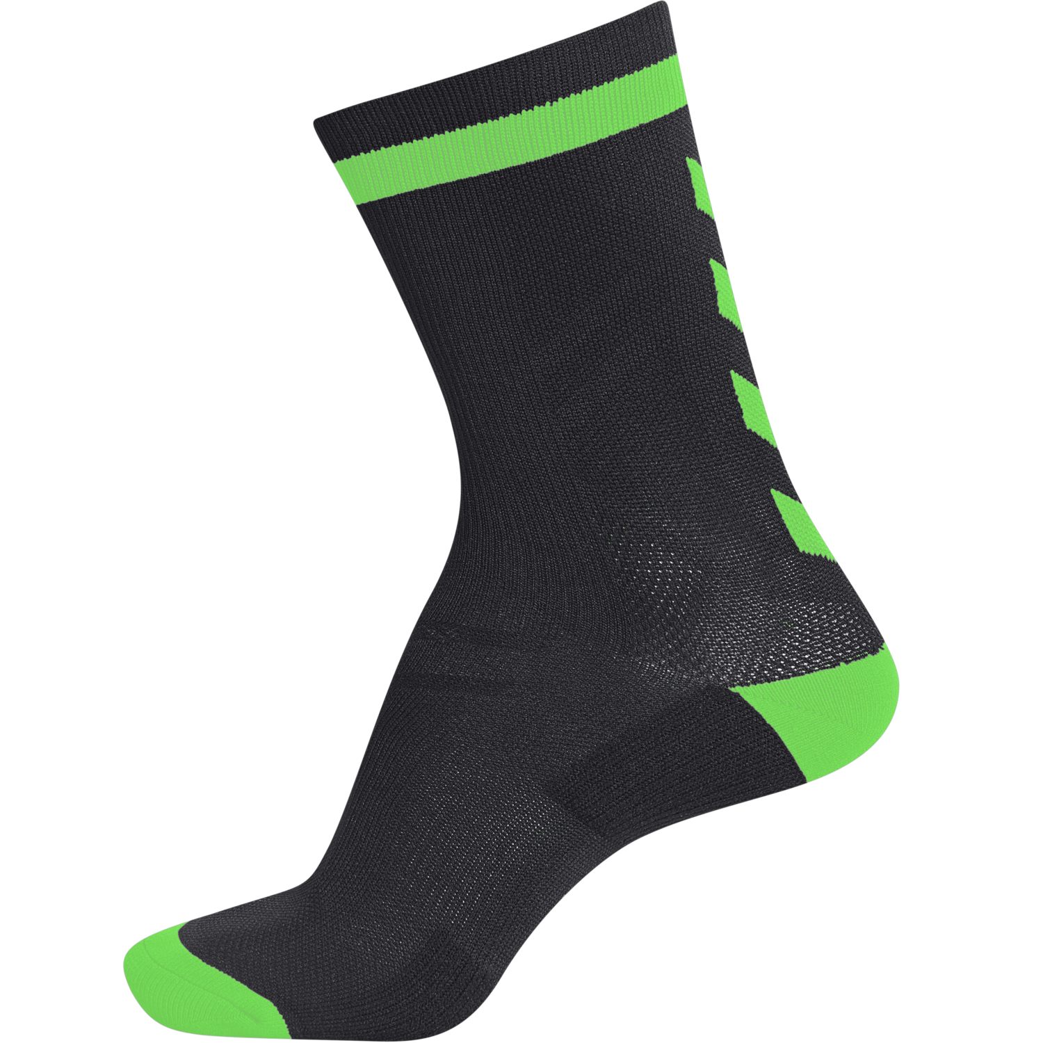 FFHB REFEREE ELITE INDOOR SOCK LOW, GREEN GECKO, packshot