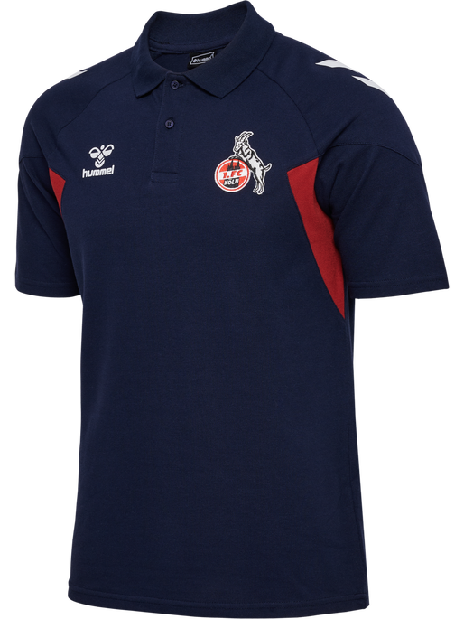 1FCK 23/24 TRAVEL POLO, MARINE 1FCK 23/24 TRAVEL POLO, MARINE, packshot