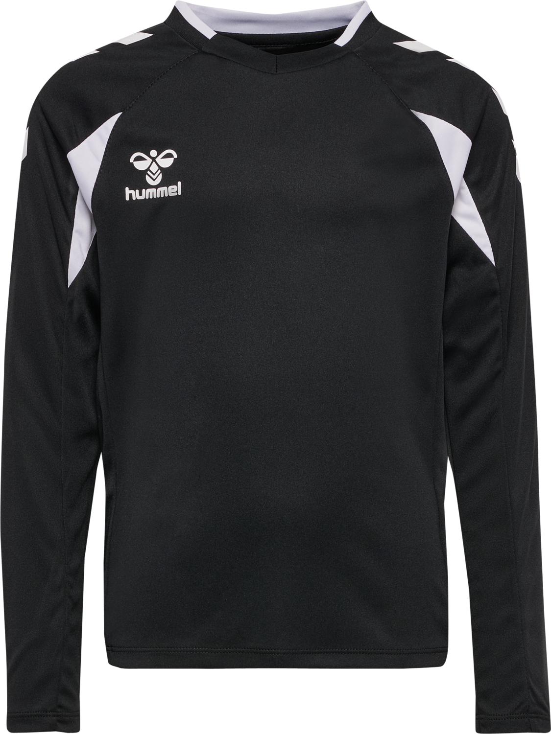 hmlCORE 2.0 JERSEY L/S KIDS, BLACK/WHITE, packshot