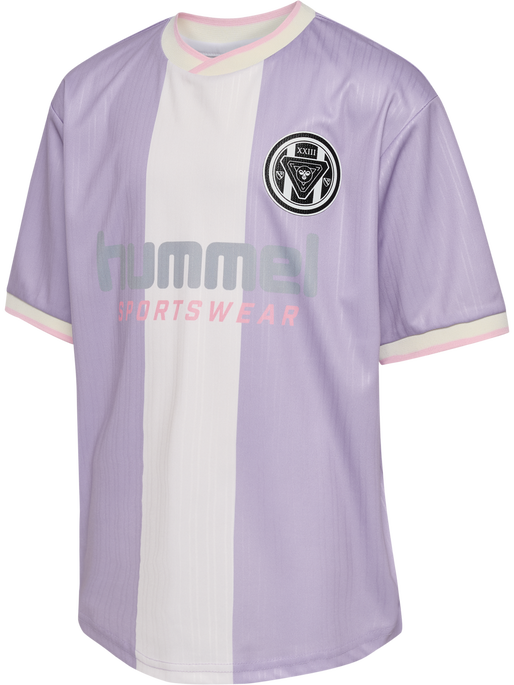 hmlJR LOOSE BALL  JERSEY S/S SET, LAVENDER hmlJR LOOSE BALL  JERSEY S/S SET, LAVENDER, packshot