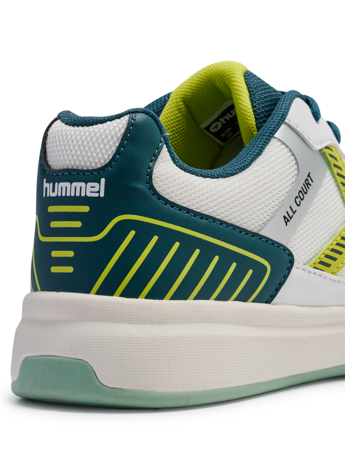 ALL COURT, WHITE/GREEN/YELLOW, packshot