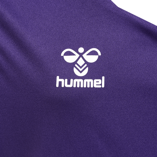 hmlCORE XK POLY JERSEY S/S KIDS, ACAI/WHITE, packshot