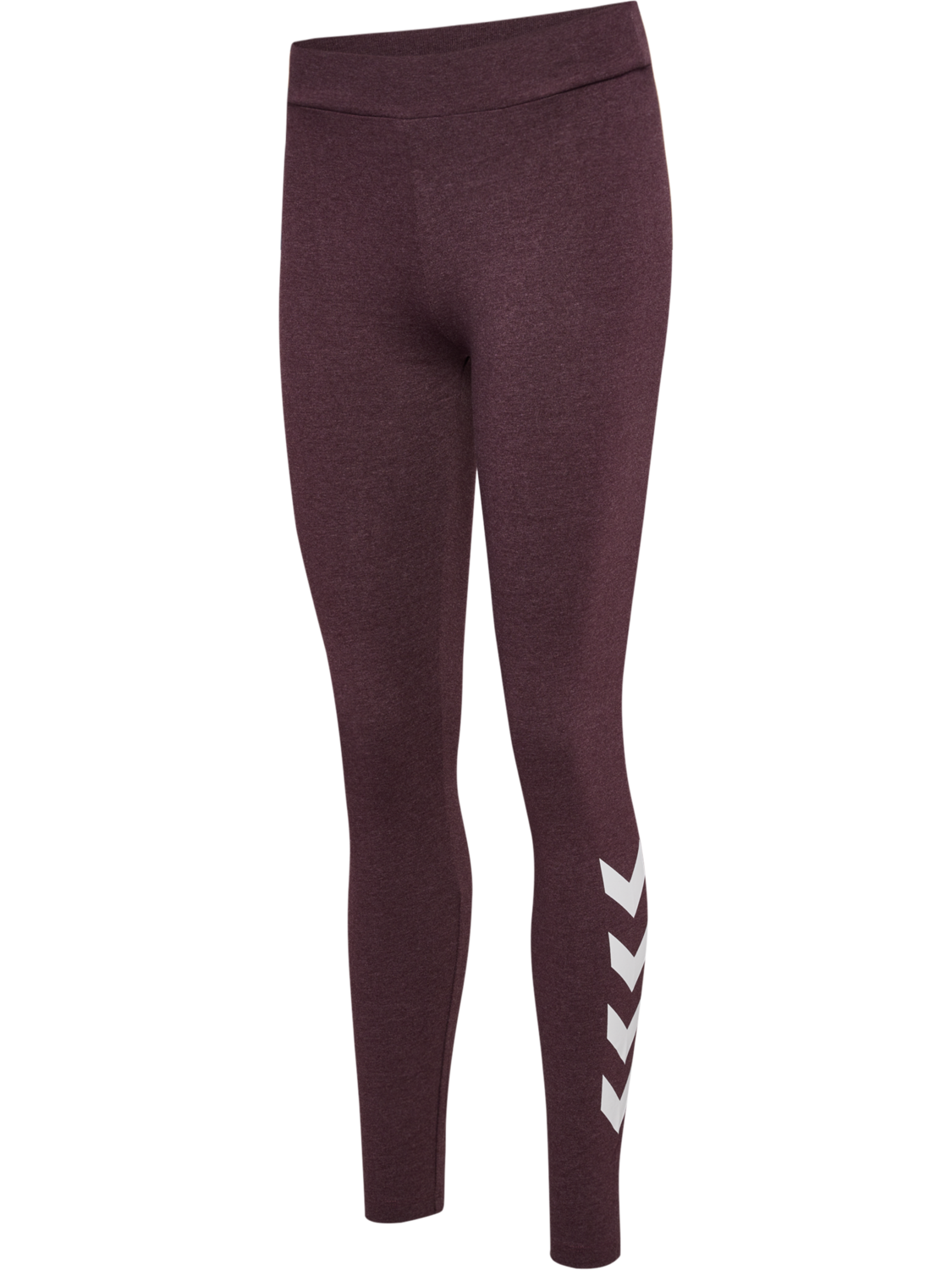 hmlPULSE LOGO MW TIGHTS, FUDGE MELANGE, packshot