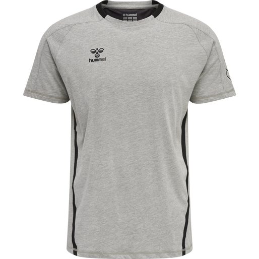 hmlCIMA XK T-SHIRT S/S, GREY MELANGE hmlCIMA XK T-SHIRT S/S, GREY MELANGE, packshot