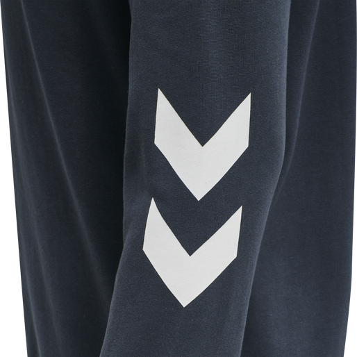 hmlLEGACY ZIP HOODIE PLUS, BLUE NIGHTS, packshot