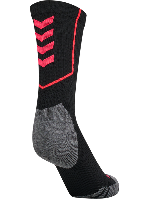 hmlPRO TRAINING SOCKS LOW, BLACK/DIVA PINK, packshot