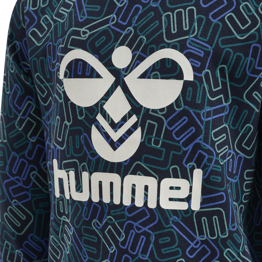hmlOLLY T-SHIRT L/S, BLACK IRIS, packshot