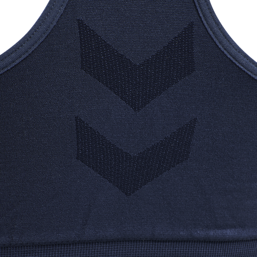 hmlTIF SEAMLESS SPORTS TOP, BLACK IRIS hmlTIF SEAMLESS SPORTS TOP, BLACK IRIS, packshot