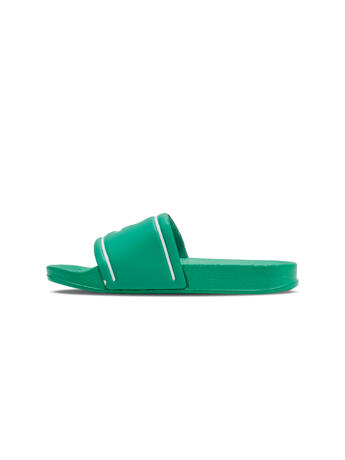 POOL SLIDE JR , GREEN/WHITE, packshot