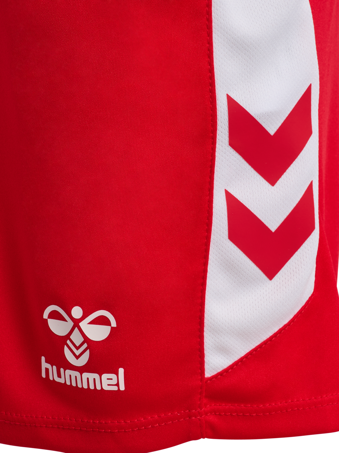 hmlMATCH SHORTS KIDS, TRUE RED/WHITE, packshot