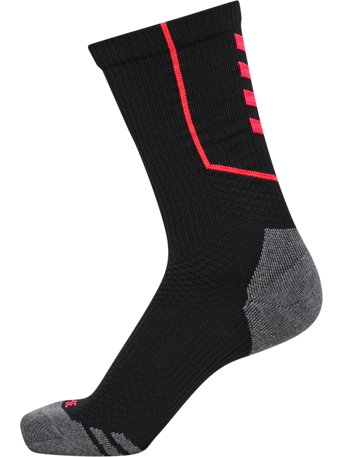 hmlPRO TRAINING SOCKS LOW, BLACK/DIVA PINK, packshot