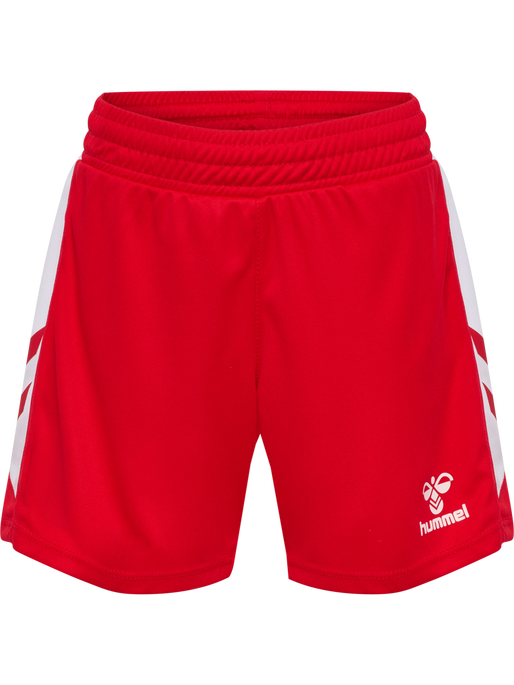 hmlMATCH SHORTS KIDS, TRUE RED/WHITE, packshot