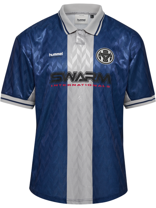 hmlLOOSE FB JERSEY S/S, ESTATE BLUE, packshot