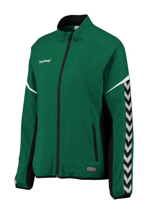 AUTHENTIC CHARGE MICRO ZIP JACKET WOMAN, EVERGREEN, packshot