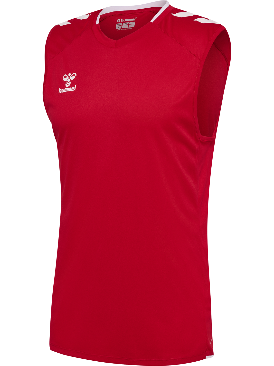 hmlCORE 2.0 JERSEY S/L, TRUE RED/WHITE, packshot