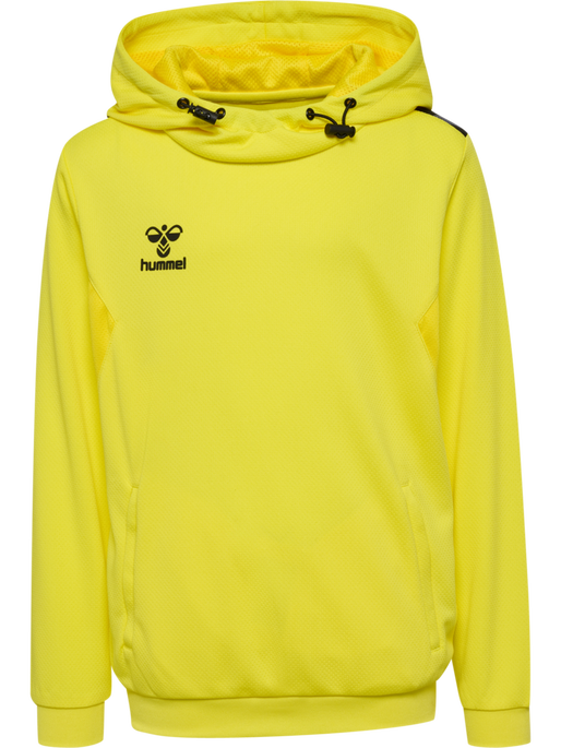 hmlAUTHENTIC PL HOODIE KIDS, BLAZING YELLOW, packshot