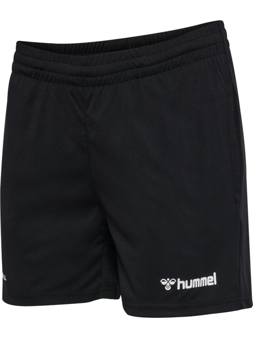FFHB REFEREE POLY SHORTS WOMA, BLACK W/LOGO, packshot