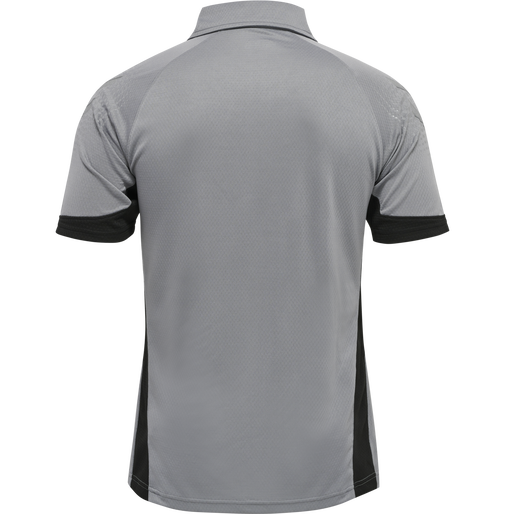 hmlLEAD FUNCTIONAL POLO, GREY MELANGE, packshot