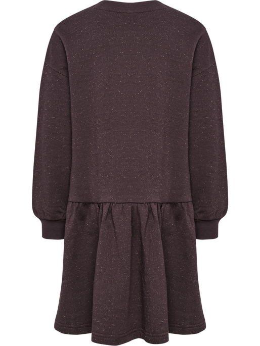 hmlCAROLA DRESS L/S, RAISIN hmlCAROLA DRESS L/S, RAISIN, packshot