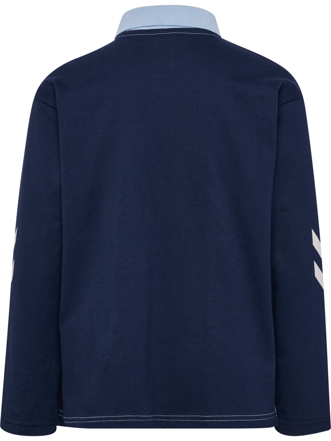 hmlROBIN JERSEY POLO L/S, CASHMERE BLUE, packshot