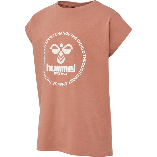 hmlJUMPY T-SHIRT S/S, COPPER BROWN, packshot