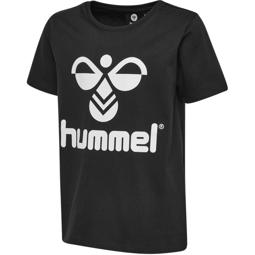 hmlTRES T-SHIRT S/S 2-PK, BLACK/MARSHMALLOW, packshot