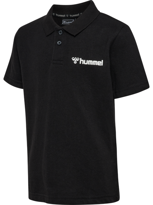 hmlMOVER COTTON POLO KIDS, BLACK, packshot