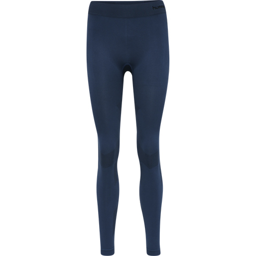 HUMMEL FIRST SEAMLESS TR TIGHTS W, DARK DENIM, packshot