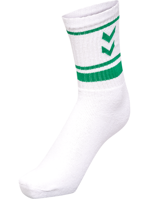 hml4 PACK TRIPLE STRIPE CREW SOCK, BLUE/RED/YELLOW/GREEN, packshot