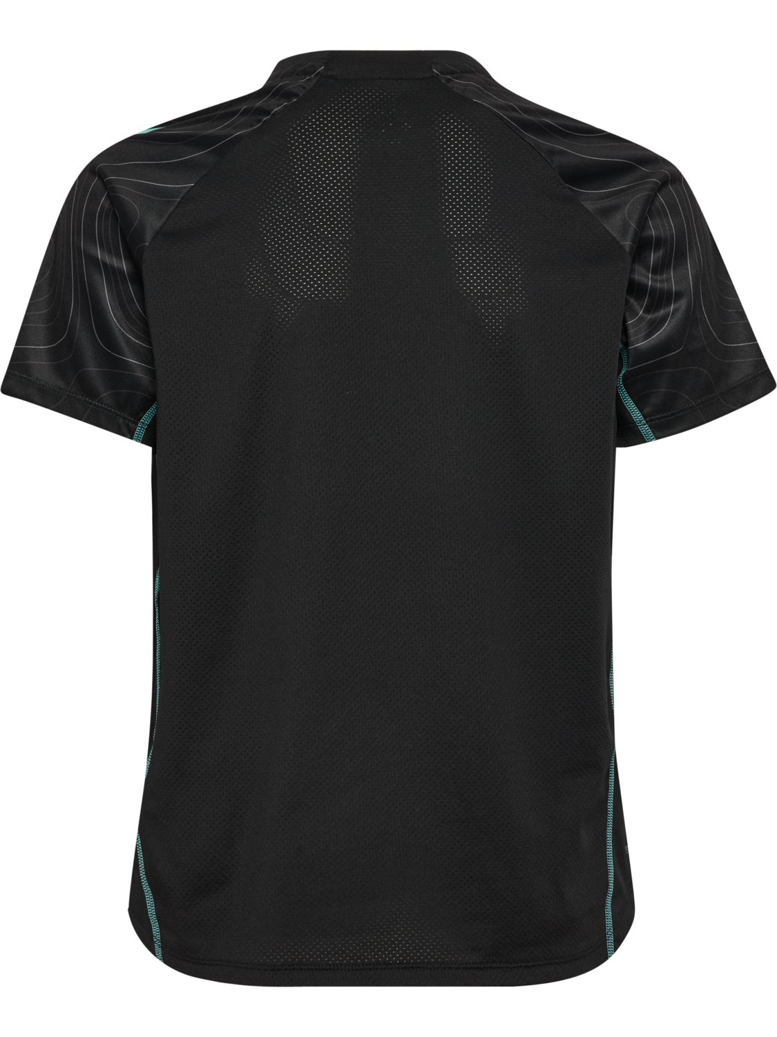 hmlBLAZE 2.0 TRAINING JERSEY KIDS, BLACK/POOL BLUE, packshot