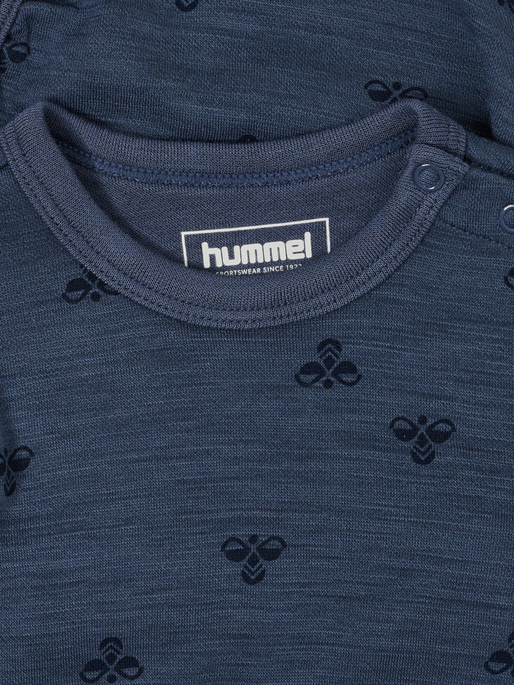 hmlMINI WOOL BODY L/S, VINTAGE INDIGO hmlMINI WOOL BODY L/S, VINTAGE INDIGO, packshot