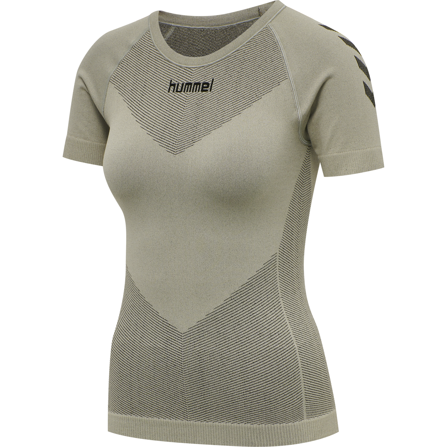 HUMMEL FIRST SEAMLESS JERSEY S/S W, LONDON FOG, packshot