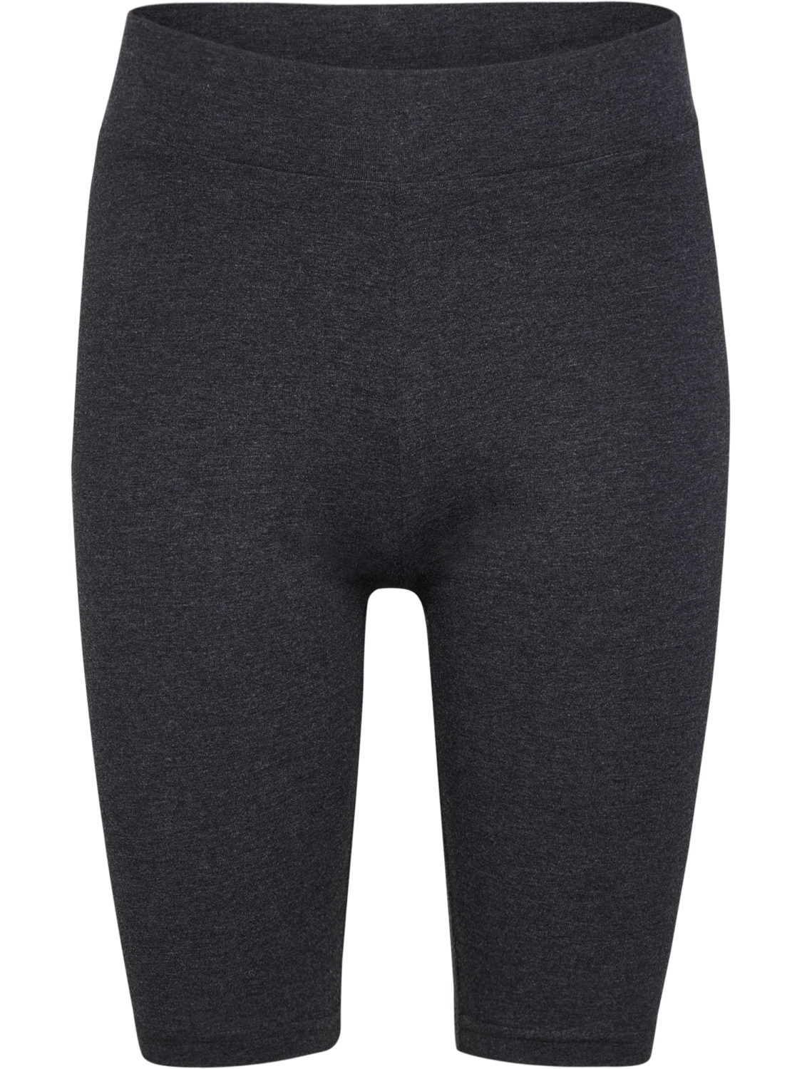 hmlPULSE LOGO MW SHORT TIGHTS, BLACK MELANGE, packshot