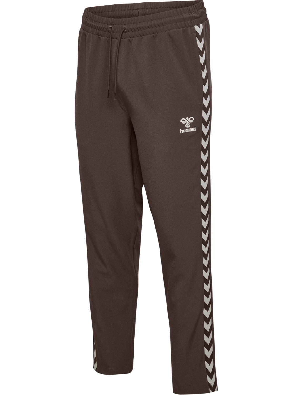 hmlROOT TRACK PANTS, CHOCOLATE BROWN, packshot